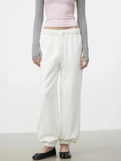 AFTADAWN Classic Relaxed Fit Fleece Lined Cuffed Sweatpants Pants