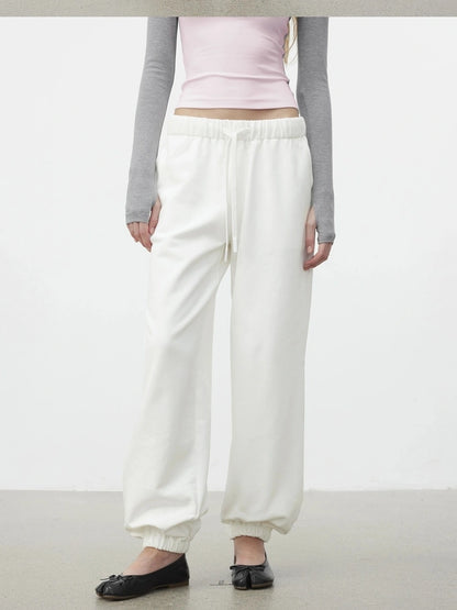 AFTADAWN Classic Relaxed Fit Fleece Lined Cuffed Sweatpants Pants