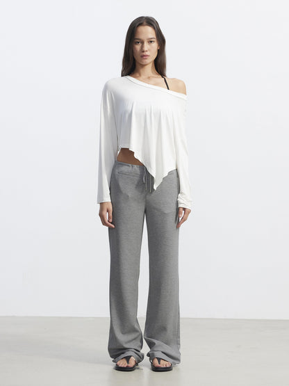 AFTADAWN Cloudlike Drawstring Elastic Waist Invisible Pockets Women&