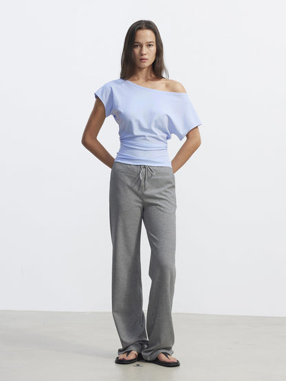AFTADAWN Cloudlike Drawstring Elastic Waist Invisible Pockets Women&
