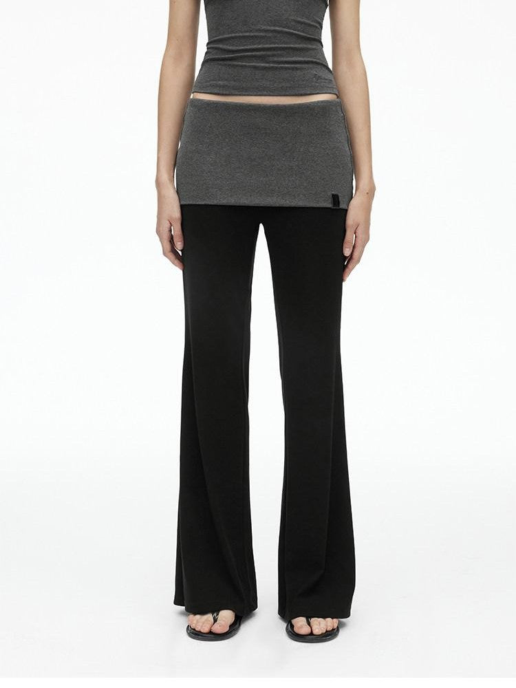 AFTADAWN Colorblock Backless Halter Tie Slim Women&