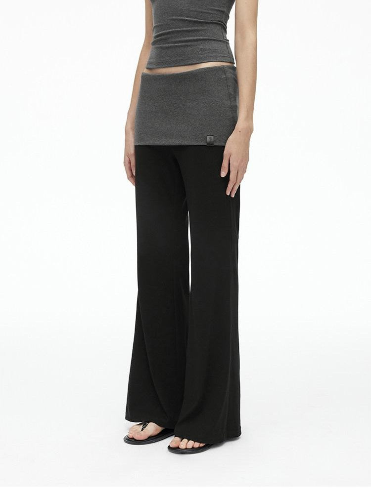 AFTADAWN Colorblock Backless Halter Tie Slim Women&