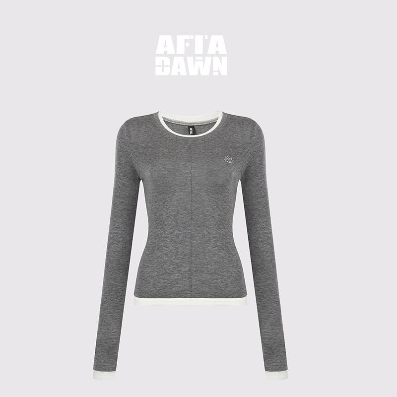 AFTADAWN_Colorblock_Faux_Two_Piece_Women&