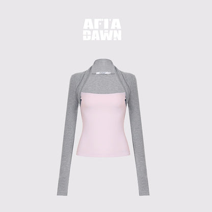 AFTADAWN_Colorblock_Spliced_Square_Neck_Women&