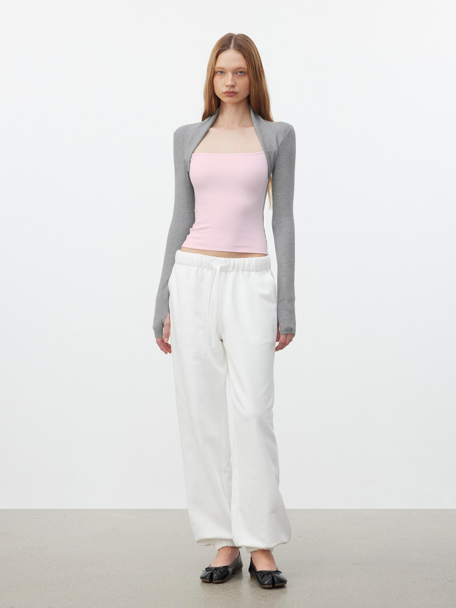 AFTADAWN Colorblock Spliced Square Neck Women&