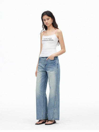 AFTADAWN Contrast Lace Letter Print Halter Slim Elastic Women&