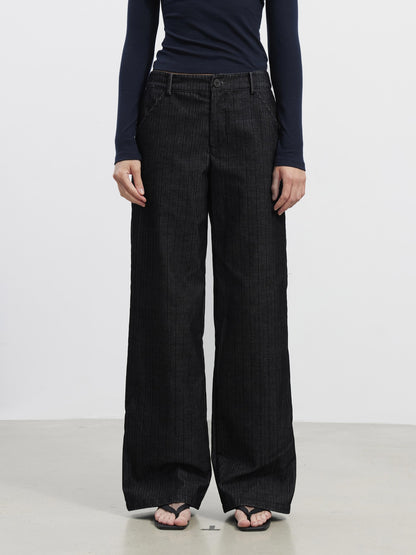 AFTADAWN Contrast Vertical Rib Corduroy Pocket Women&