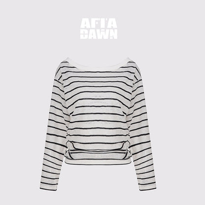 AFTADAWN_Cropped_Colorblock_Stripe_Boat_Neck_Women&