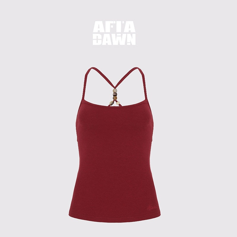 AFTADAWN_Cropped_Cross_Back_Beaded_Ribbed_Slim_Women&