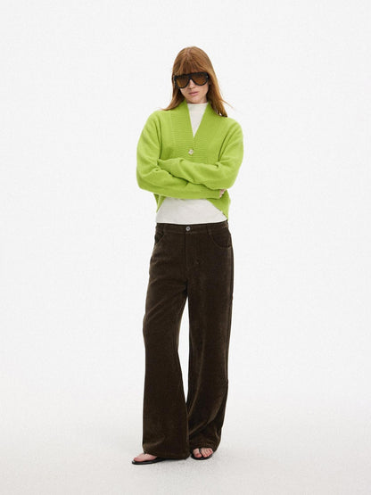 AFTADAWN Cross Button Cocoon Women&