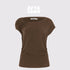 AFTADAWN_Dark_Blue_Knotted_Slanted_Shoulder_Slim_Fit_Women&