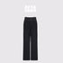 AFTADAWN_Dark_Blue_Split_Waist_Patch_Pocket_Low_Rise_Women&