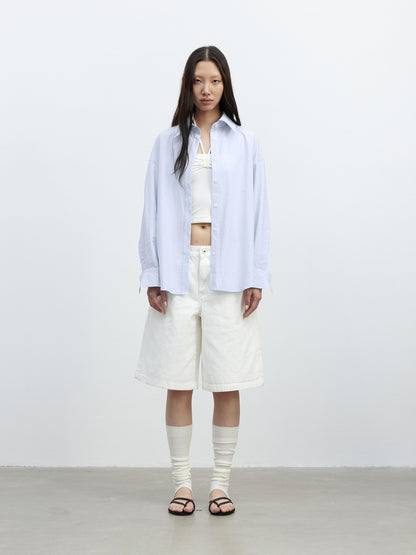 AFTADAWN Deconstructed Polo Collar Side Buckle Multiway Women&