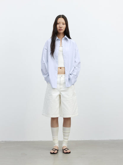AFTADAWN Deconstructed Polo Collar Side Buckle Multiway Women&