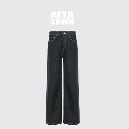 AFTADAWN_Deep_Indigo_Embroidered_Red_Selvedge_Vintage_Women&