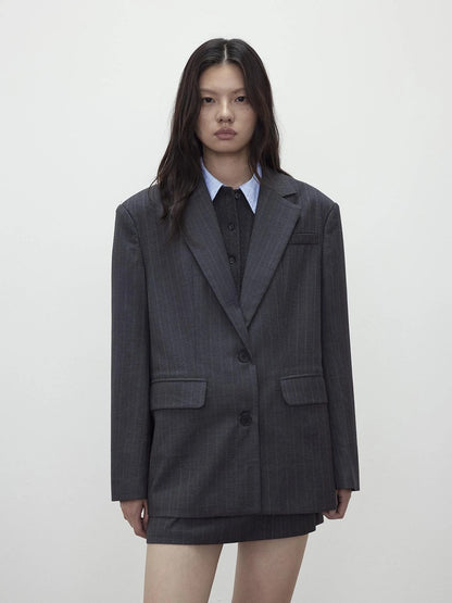 Detachable Collar Wool Blend Textured Long Sleeve Knit Top