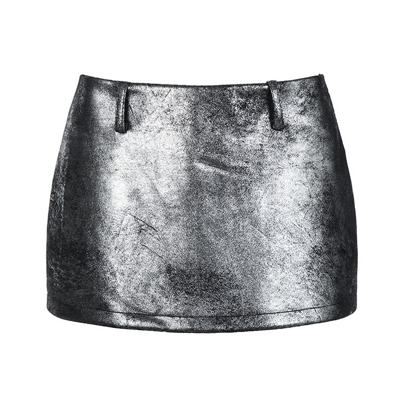 AFTADAWN_Distressed_Textured_Silver_Lurex_Low_Waist_Women&