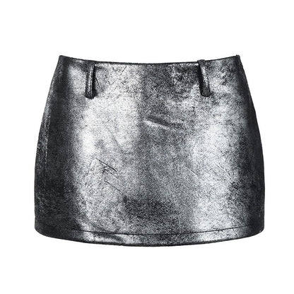 AFTADAWN_Distressed_Textured_Silver_Lurex_Low_Waist_Women&