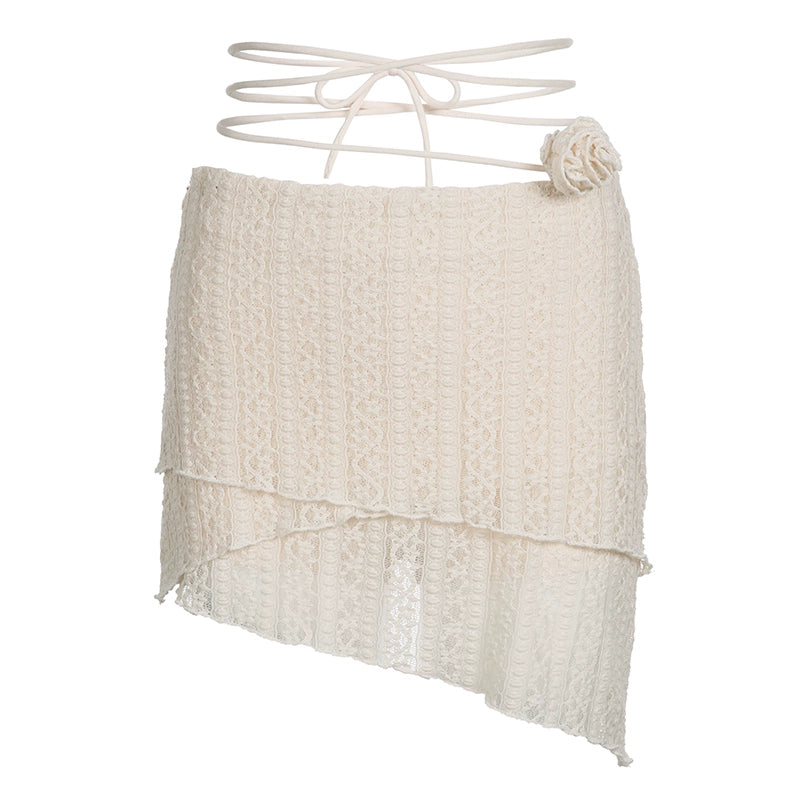 AFTADAWN_Eden_Rose_Lace_Top_Skirt_Set_V-neck_T-shirt_Long_Sleeve_MISSTT