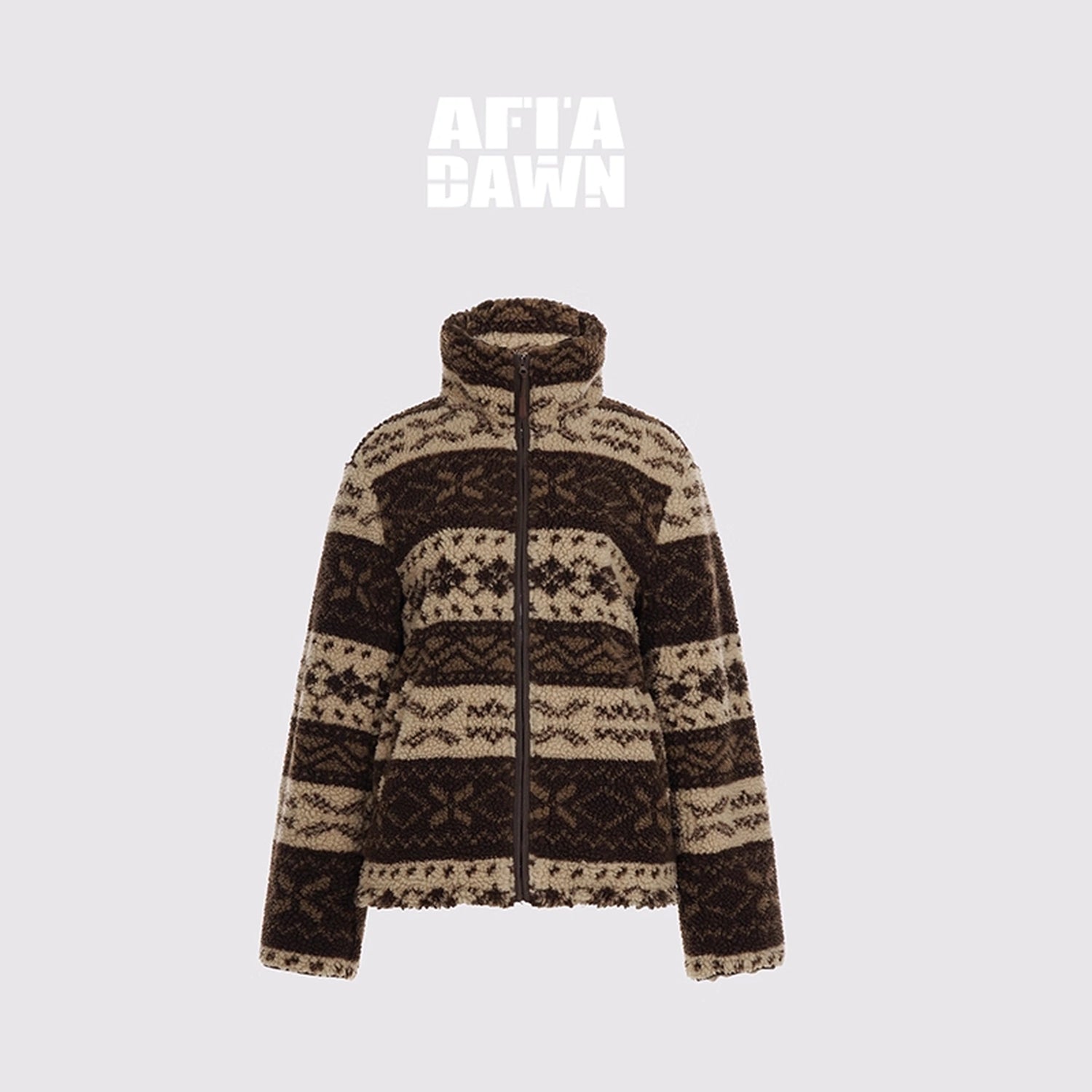 AFTADAWN_Fair_Isle_Textured_Lamb_Wool_Stand_Collar_Cardigan_MISSTT