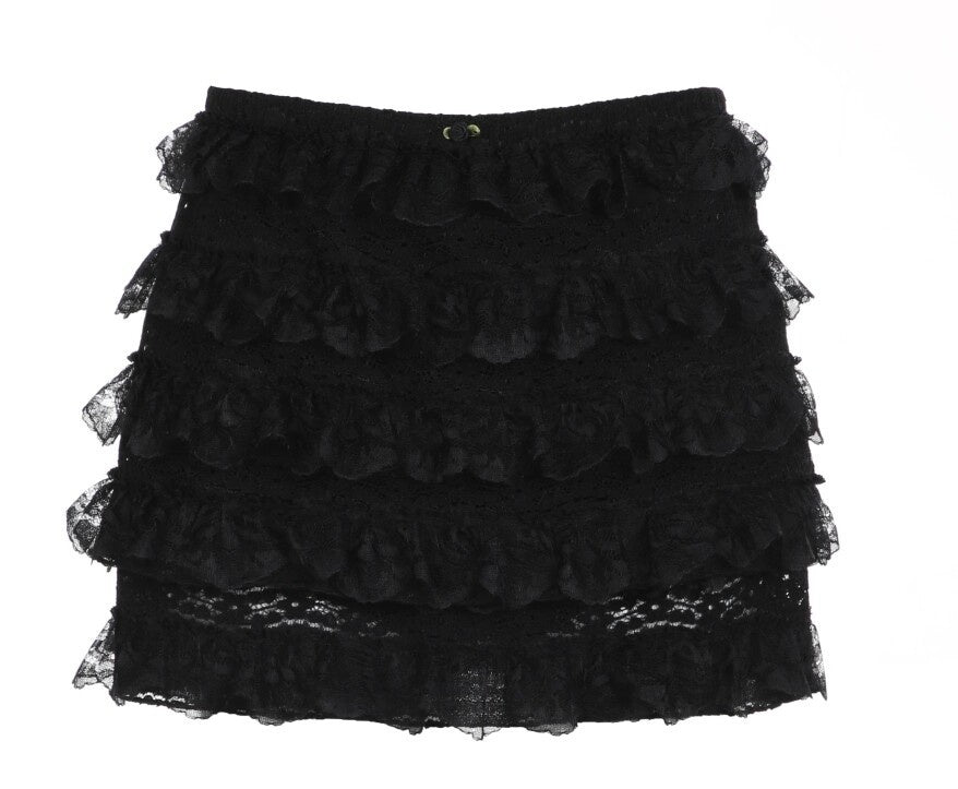 AFTADAWN_Flocked_Floral_Sheer_One_Shoulder_Drawstring_Women&