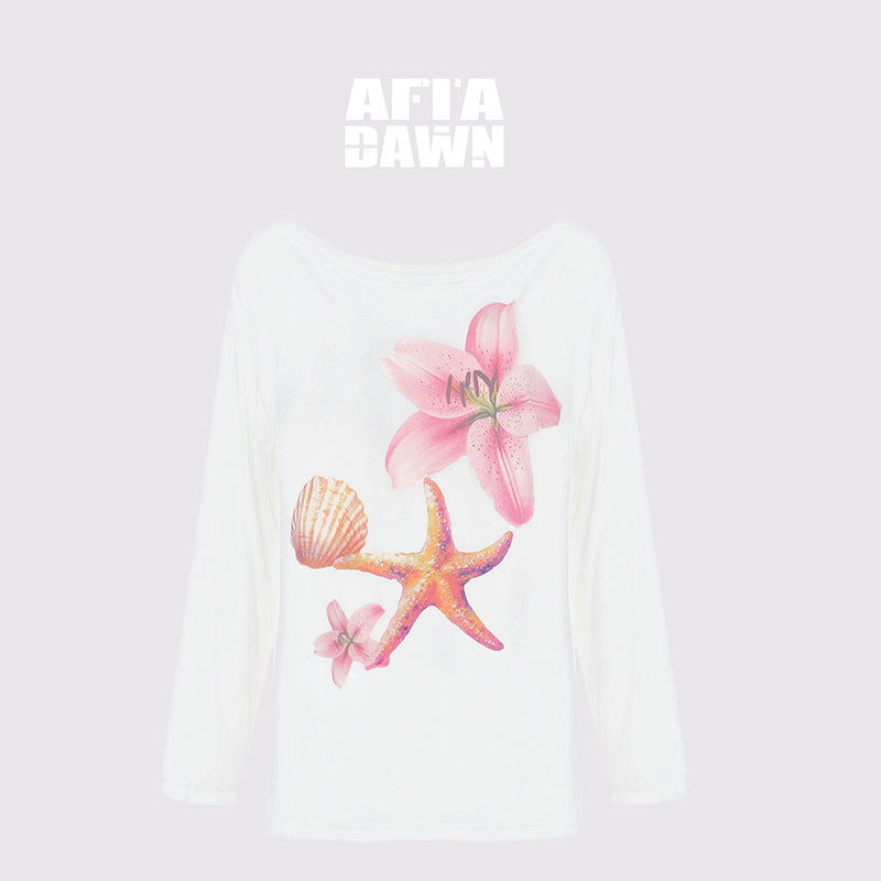 AFTADAWN_Floral_Print_Lenzing_Modal_Multi_Way_Off_Shoulder_Loose_Blouse_MISSTT