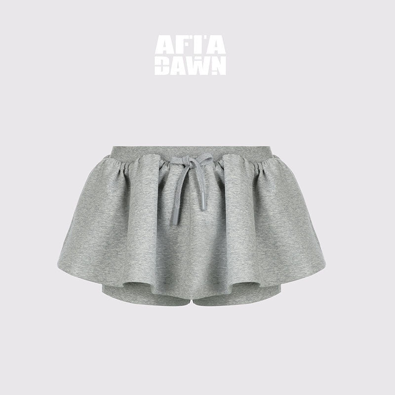 AFTADAWN_Gray_Air_Layer_Zip_Polo_Tulip_Skirt_Women&