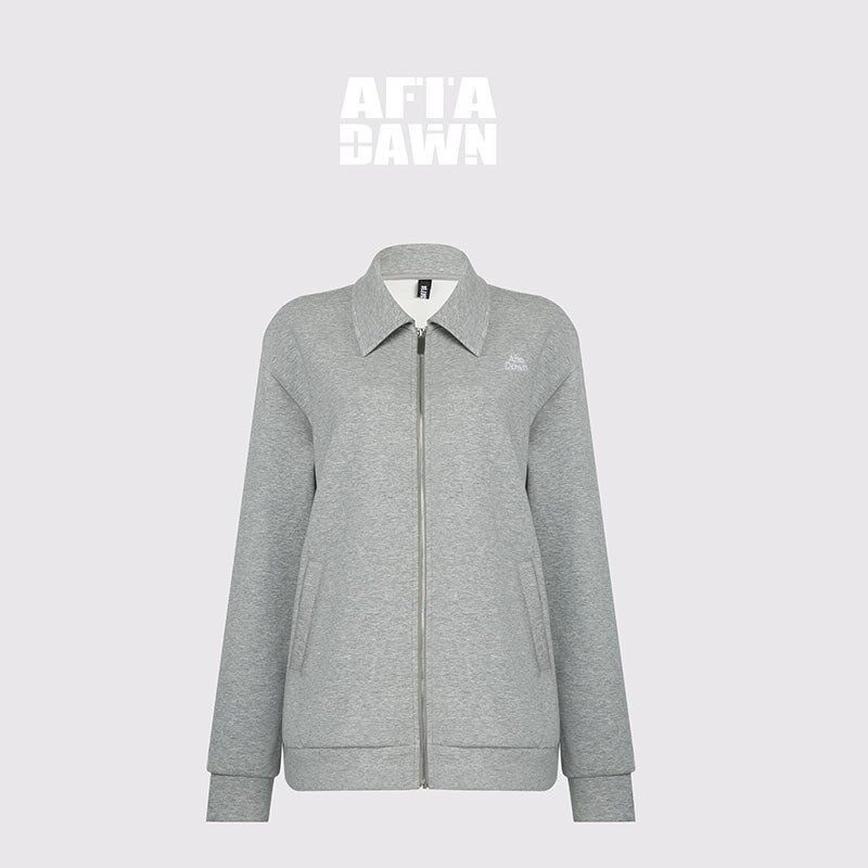 AFTADAWN_Gray_Air_Layer_Zip_Polo_Tulip_Skirt_Women&