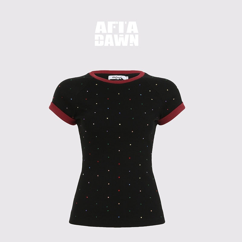 AFTADAWN_Gray_Black_Rhinestone_Cross_Patchwork_Women&
