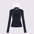 AFTADAWN_Gray_Cutout_Spliced_Boatneck_Slim_Women&