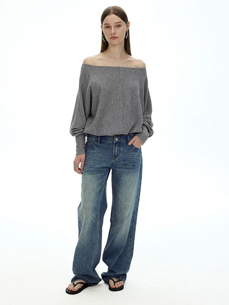 AFTADAWN Gray Embroidered Metallic One Shoulder Women&