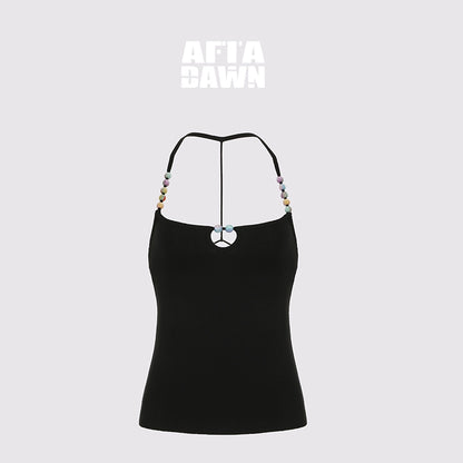 AFTADAWN_High_Neck_Ribbed_Cotton_Backless_Beaded_Detail_Tank_Top_MISSTT