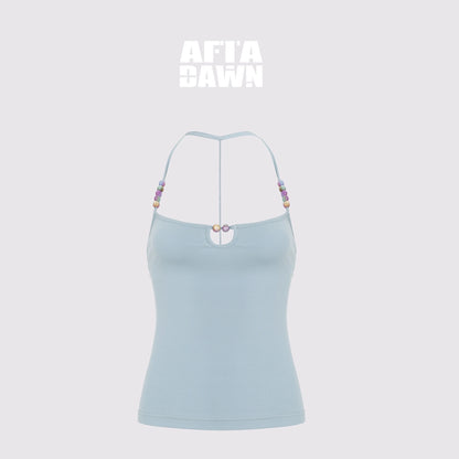 AFTADAWN_High_Neck_Ribbed_Cotton_Backless_Beaded_Detail_Tank_Top_MISSTT