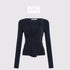 AFTADAWN_Irregular_Button_Placket_Faux_Layered_Women&