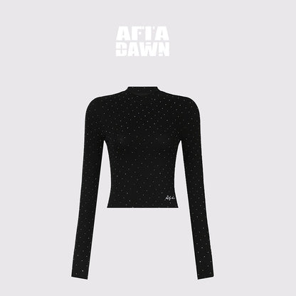AFTADAWN_Irregular_Rhinestone_Polka_Dot_Knit_Women&
