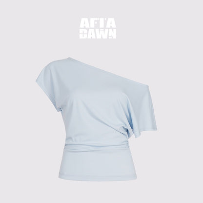 AFTADAWN_Layered_Ruched_Asymmetrical_Shoulder_Women&