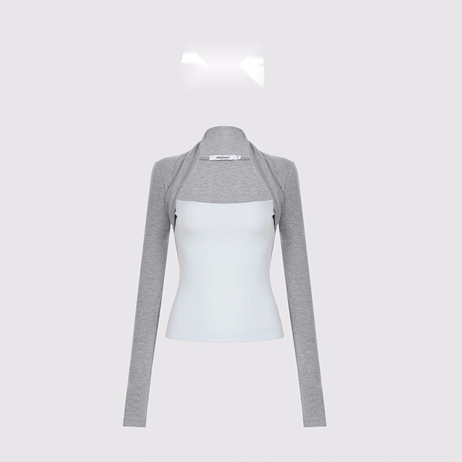 AFTADAWN_Layered_Sleeve_Mock_Two_Tone_Stretch_Top_MISSTT