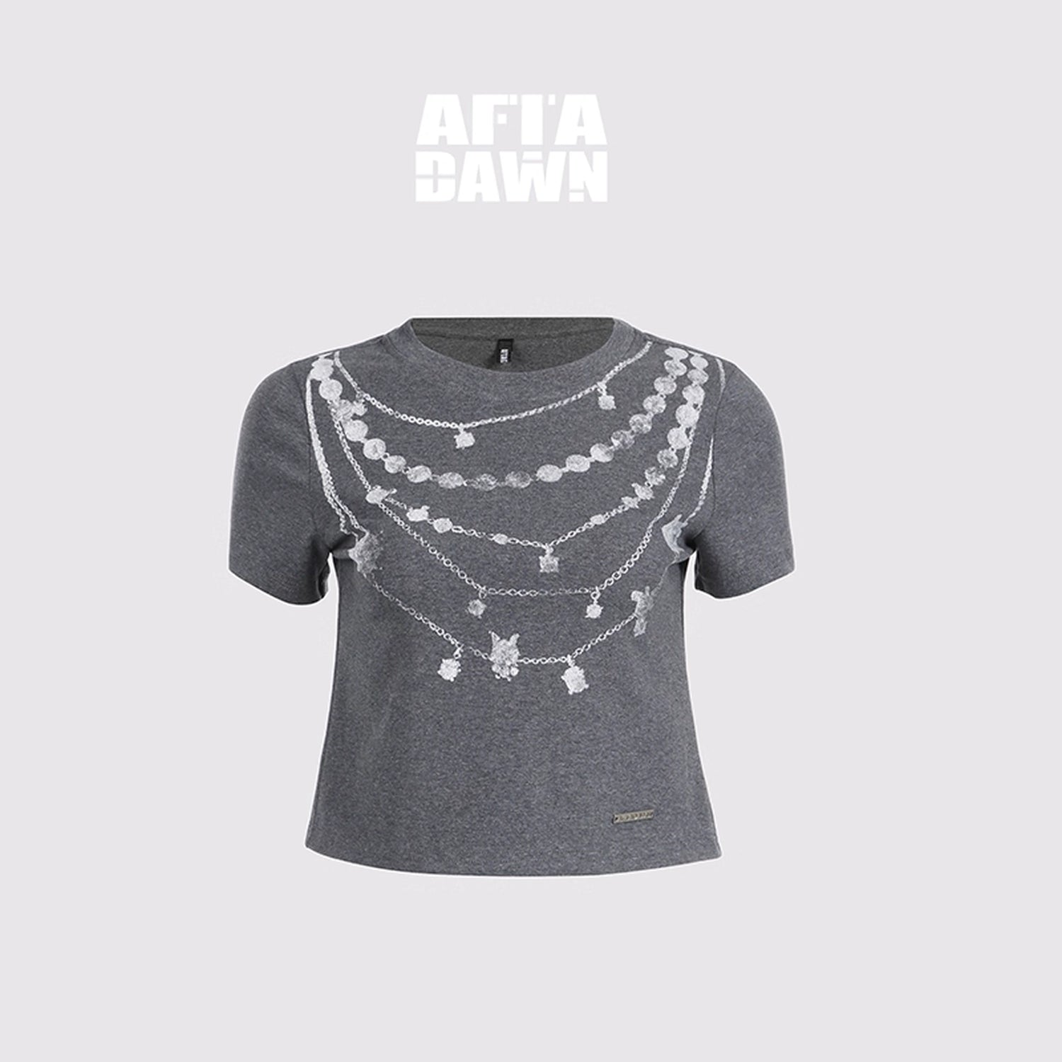 AFTADAWN_Lost_Necklace_Print_Tee_Asymmetric_Lace_Skirt_MISSTT