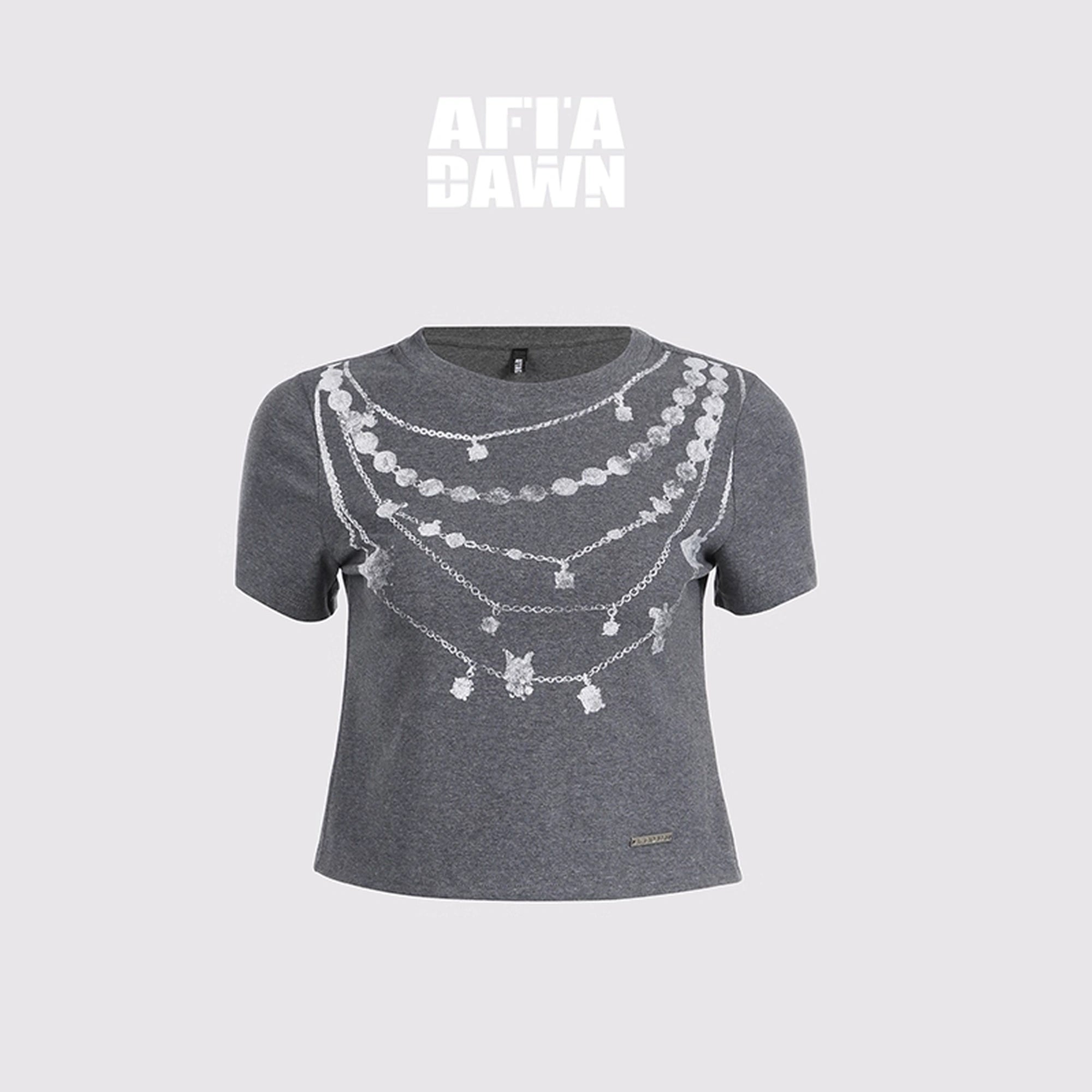 AFTADAWN_Lost_Necklace_Print_Tee_Asymmetric_Lace_Skirt_MISSTT