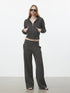 AFTADAWN Lyocell Relaxed Hoodie & Pants Set Sport Suits