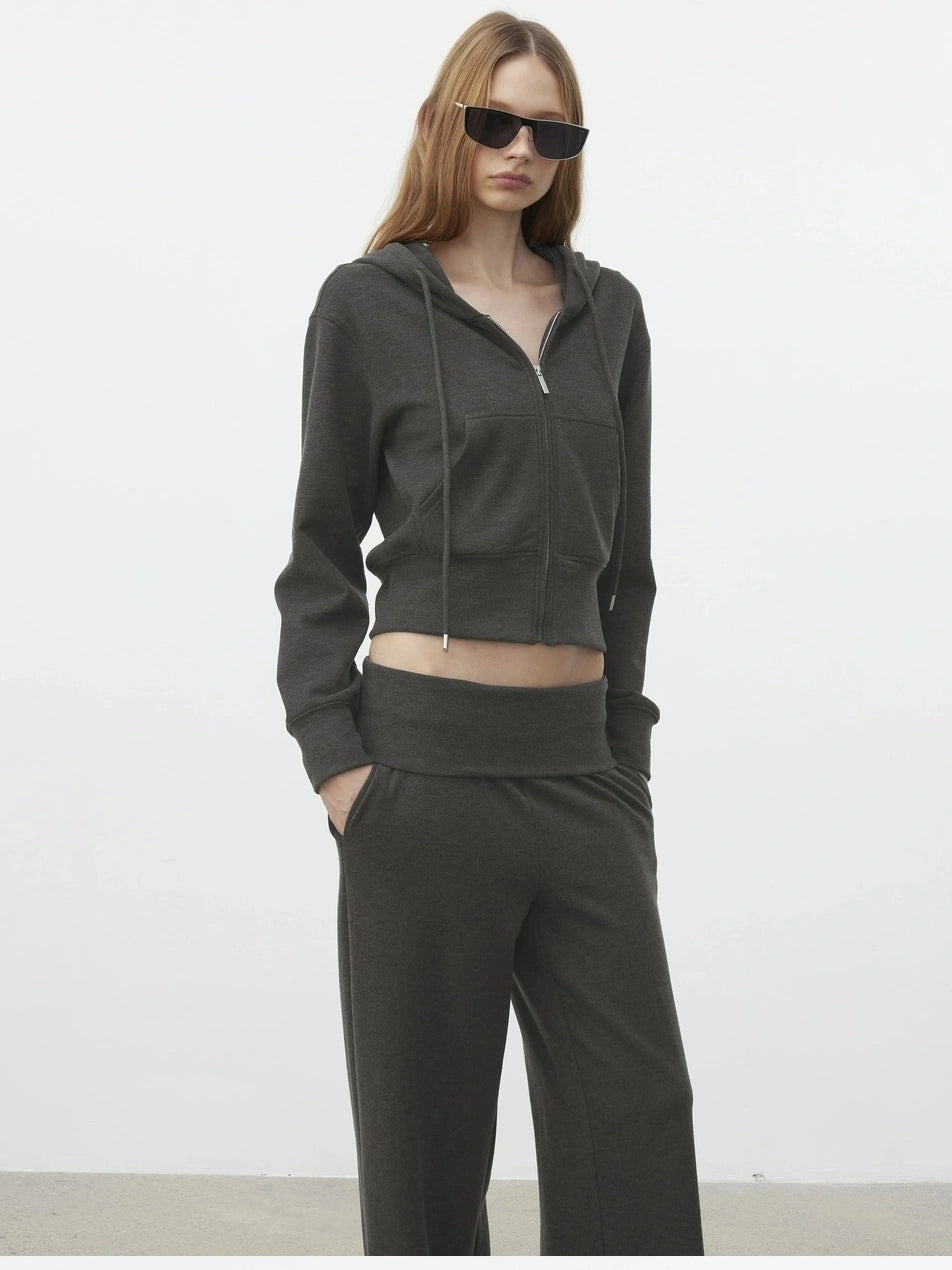 AFTADAWN Lyocell Relaxed Hoodie &amp; Pants Set Sport Suits