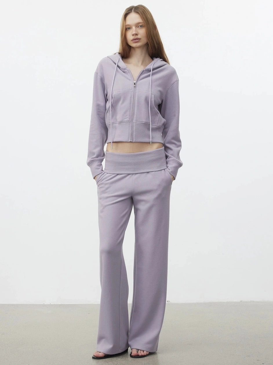 AFTADAWN Lyocell Relaxed Hoodie &amp; Pants Set Sport Suits