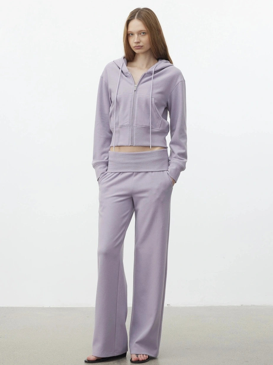 AFTADAWN Lyocell Relaxed Hoodie &amp; Pants Set Sport Suits