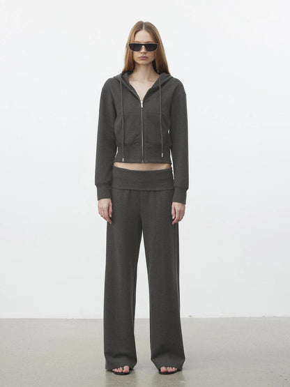 AFTADAWN Lyocell Relaxed Hoodie &amp; Pants Set Sport Suits