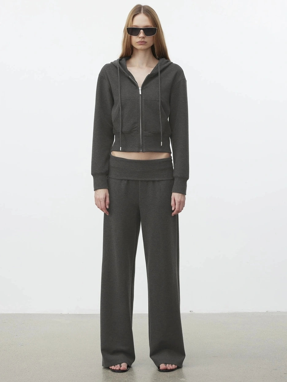 AFTADAWN Lyocell Relaxed Hoodie &amp; Pants Set Sport Suits