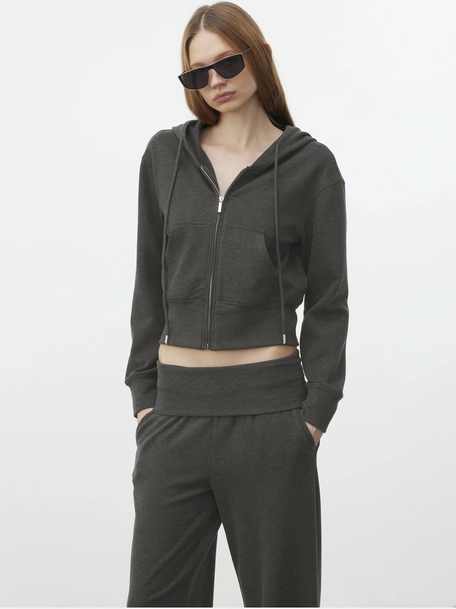 AFTADAWN Lyocell Relaxed Hoodie &amp; Pants Set Sport Suits