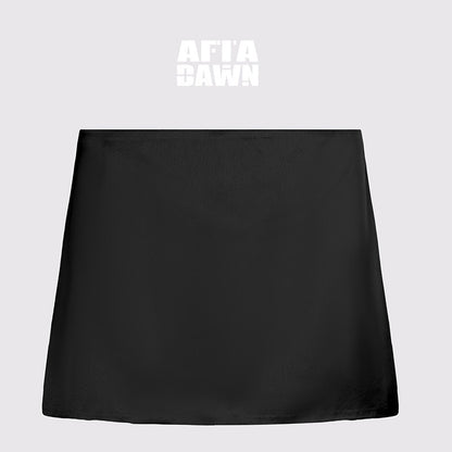 AFTADAWN_Matte_Satin_Low_Waist_Side_Zipper_Mini_Lined_Women&