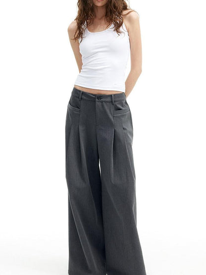 AFTADAWN Modal Wrinkle Resistant Pleated Waistband Women&