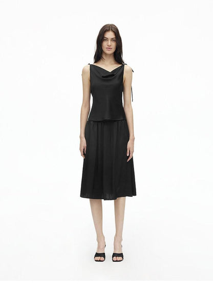 AFTADAWN Multiway One Shoulder Sleeveless Women&