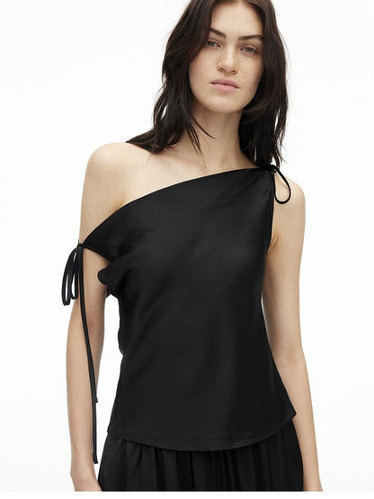 AFTADAWN Multiway One Shoulder Sleeveless Women&